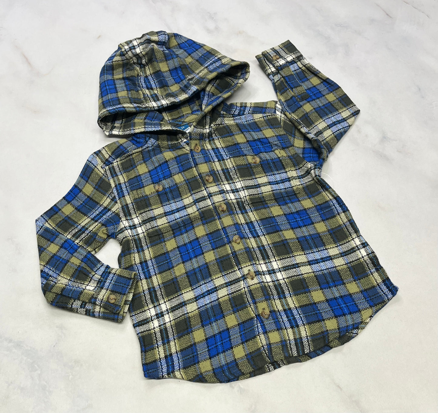 Chemise : capuchon intégré douce molle confo : neuve ! 4 ans