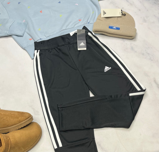 ❄️ Adidas : pantalon tissu de sport ( zip au bas ) taille élastique 11-12 ans fille neuf !