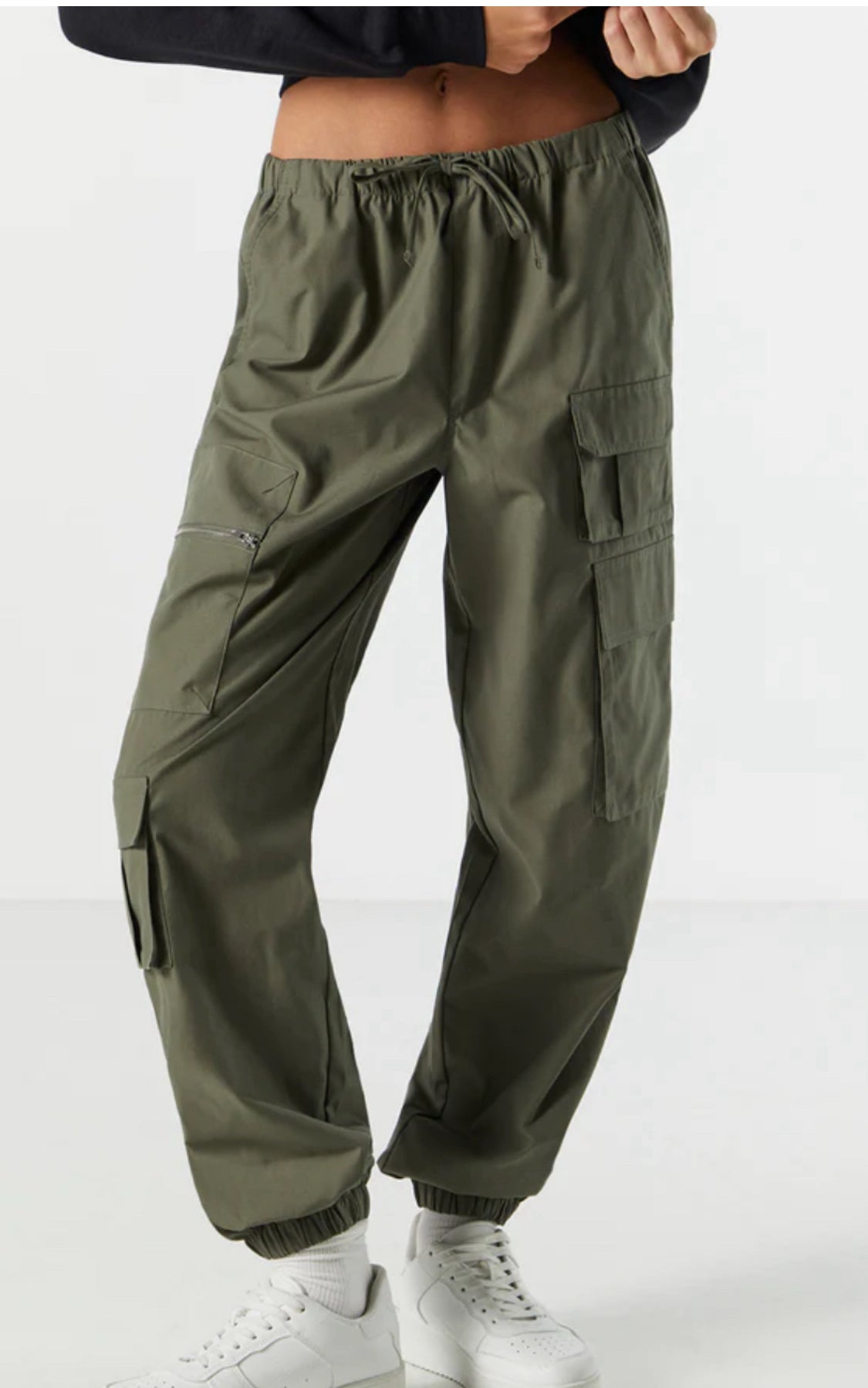 Pantalon cargo: Refuge M/ femme coupe confo neuf! Kaki M/ femme neuf!
