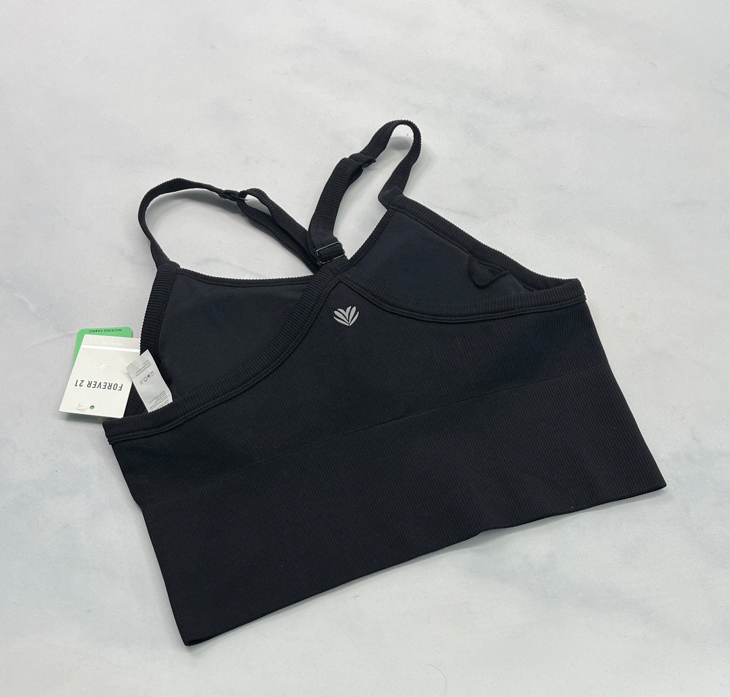 Forever 21: Top sport long pad. amovible texturé . Large femme neuf !