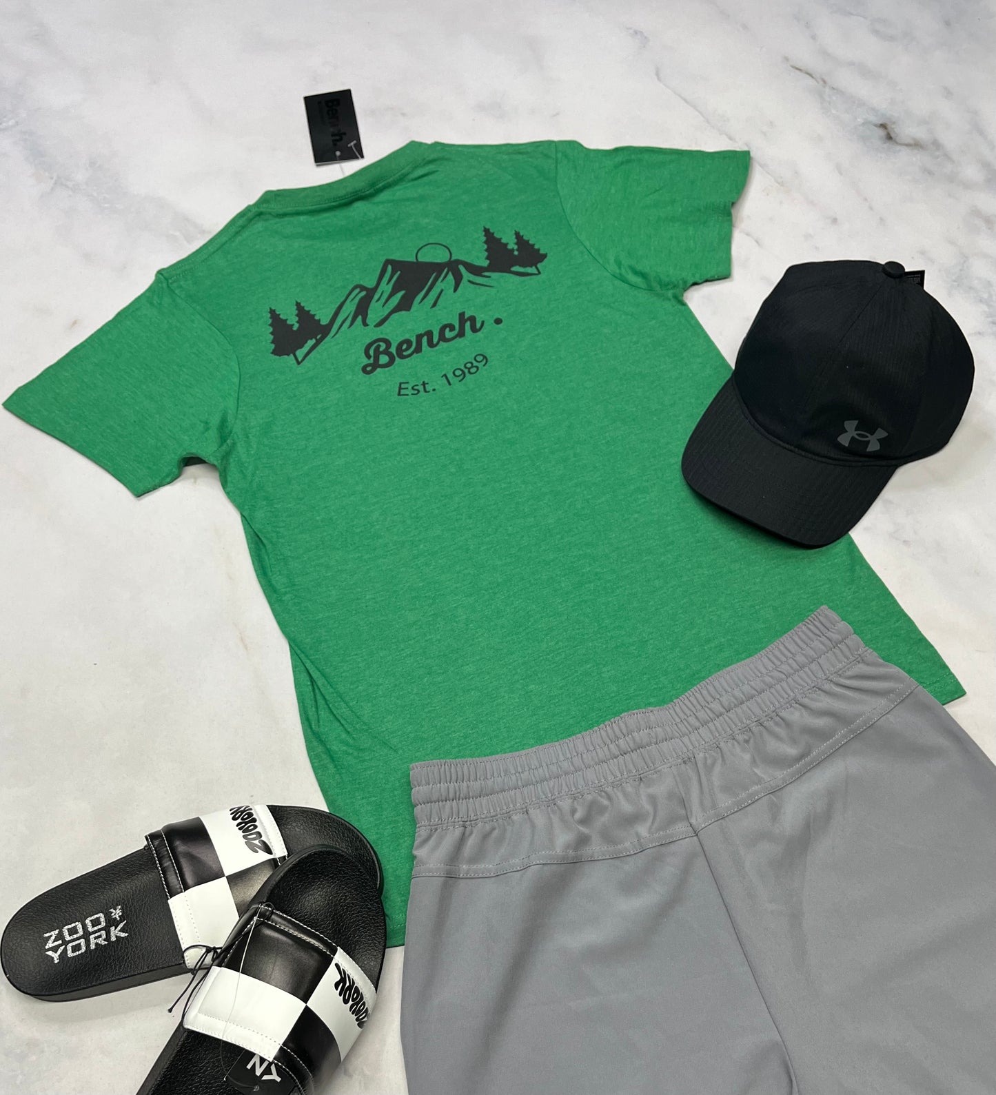 🌿 BENCH : manche courte vert soft ( beau logo au dos ) +14-16 ans garçon neuf !