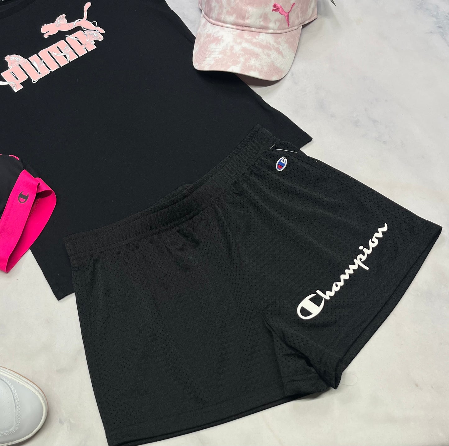 🌸 Short : Champion en tissu de sport 14 ans fille neuve .
