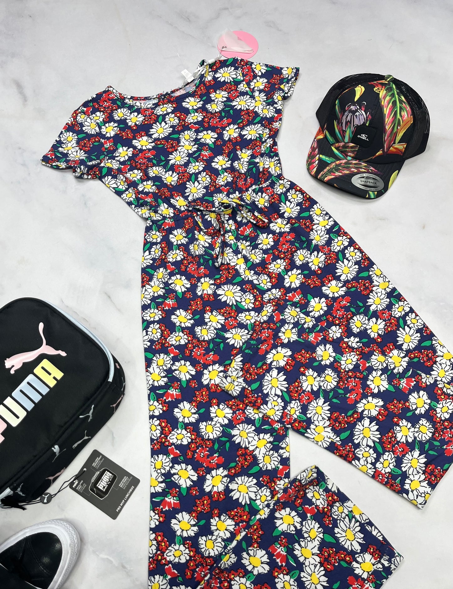 🌼 1 pièce : fleurie hyper soft et stretch 10 ans fille neuf !
