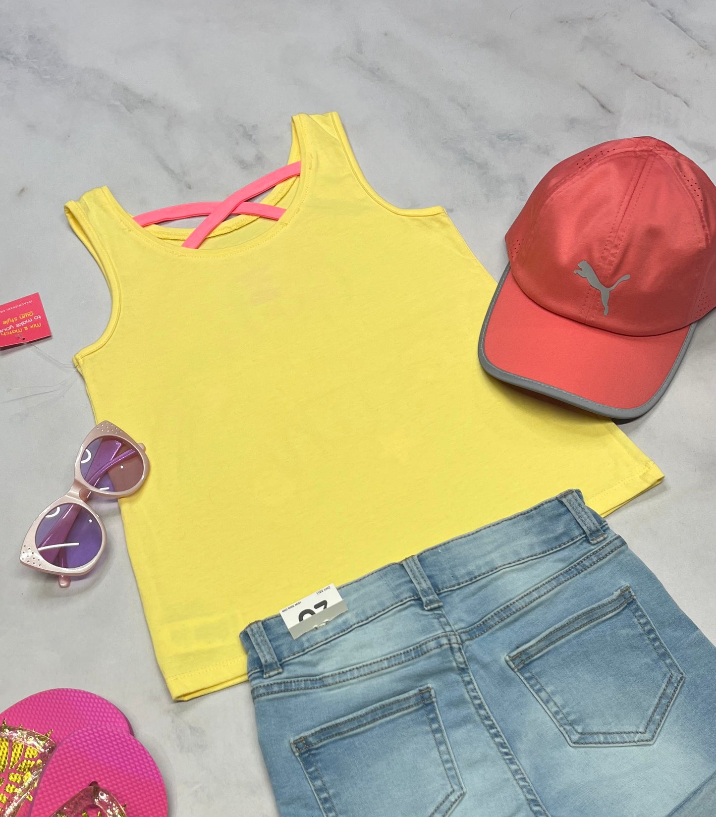 ☀️ Camisole : brillante 7 ans fille neuve .