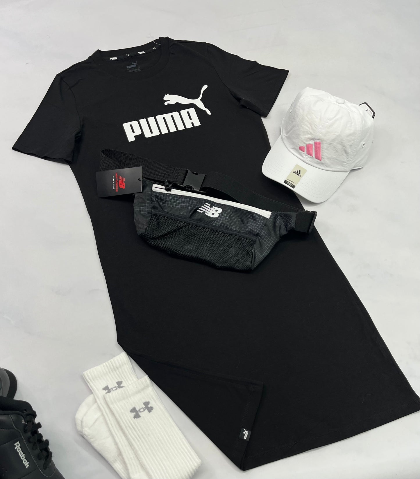 💕 Robe : Puma en coton stretch ! Belle qualité fait Small femme neuve !