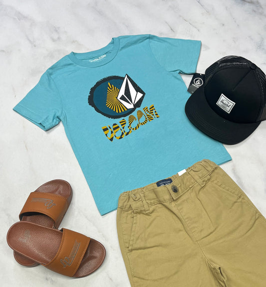 🩵 Volcom : manche courte 4 ans garçon neuf !