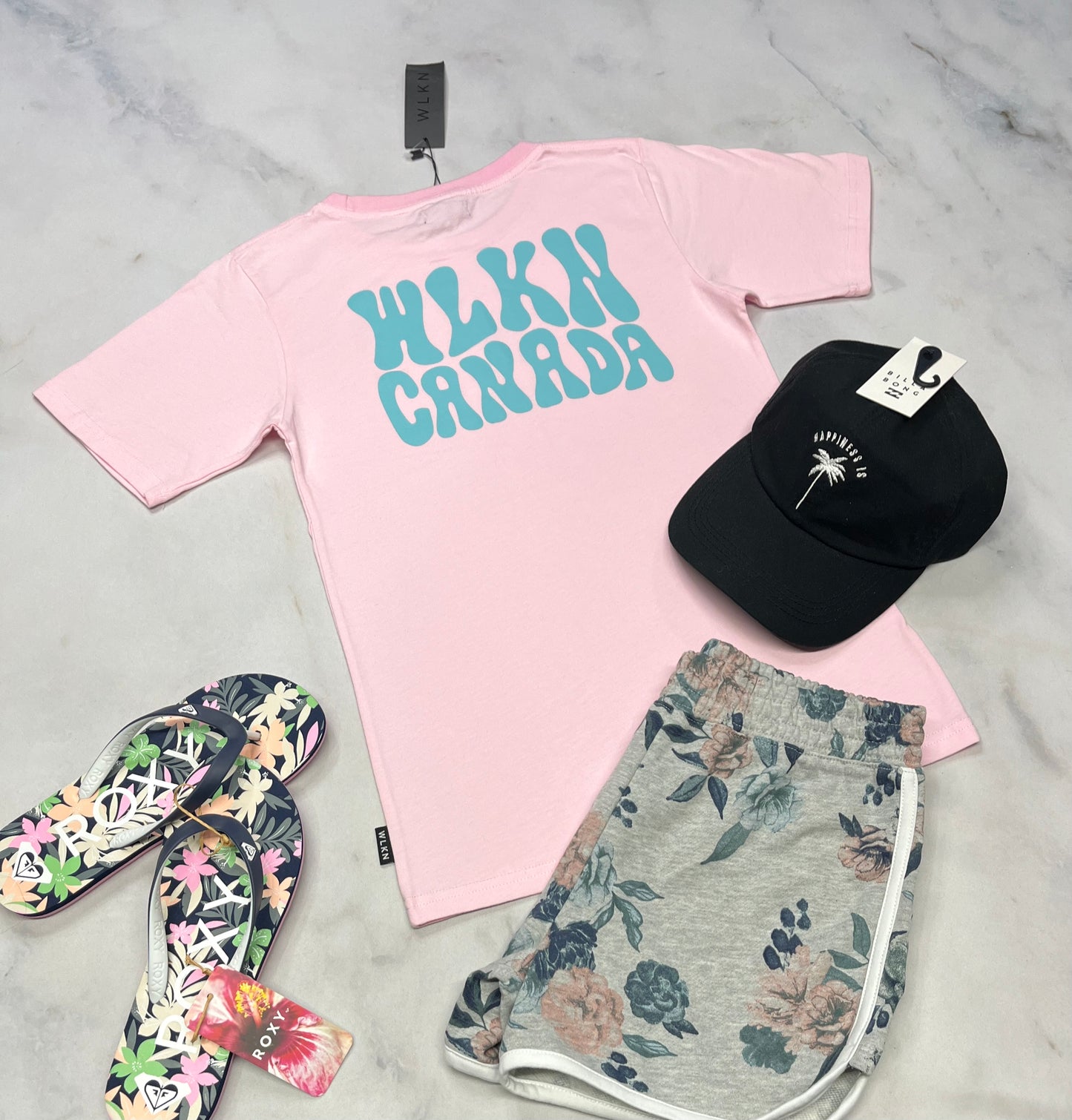 🌸WLKN : Manche courte fait 12-14 ans fille neuf ! Beau logo au dos .