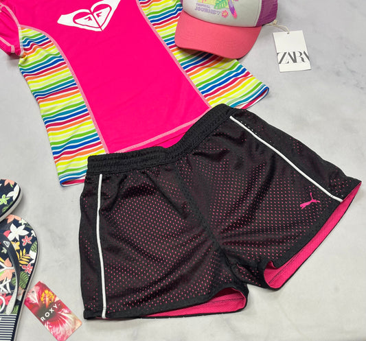 🌷 Short : Puma en tissu de sport 10-12 ans fille comme neuve .