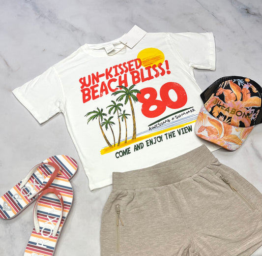 ☀️ SOLDE , T-Shirt : ZARA coupe boxy neuf mais 1 mini micro ligne  flou . 9-10 ans fille .