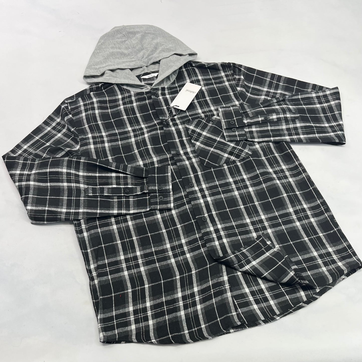 Chemise douce Defrost : avec capuchon souple . M( SM-homme ) et L( M-L) neuve !