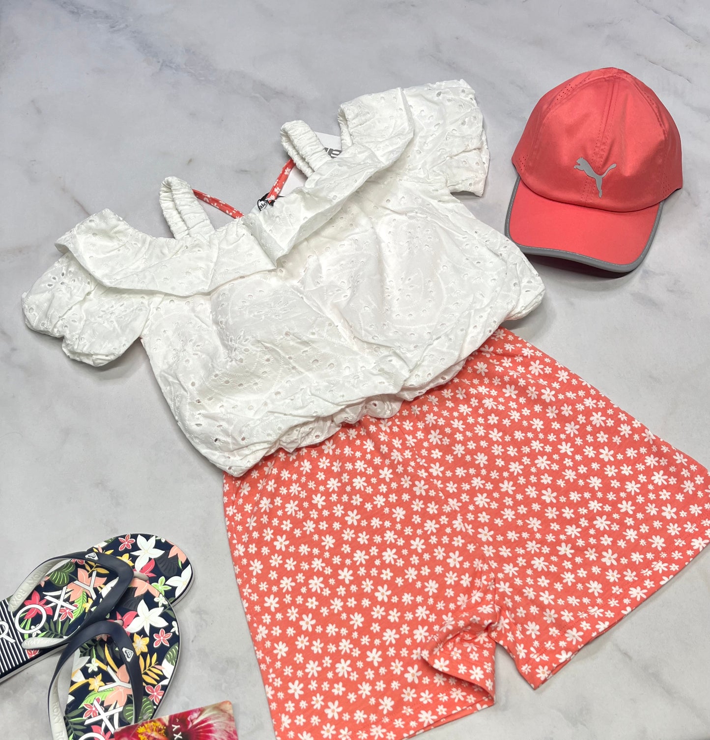 😍 Haut : blanc AKA look écourté avec doublure intégré 10-12 ans fille neuf !