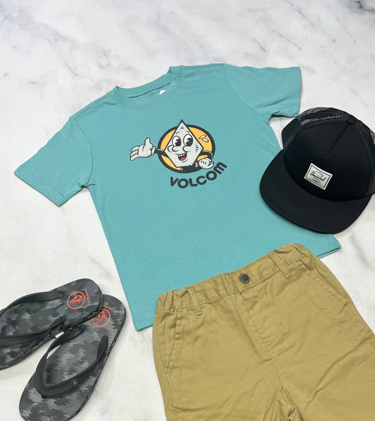 🩵 Manche courte : Volcom 5 ans garçon neuf !