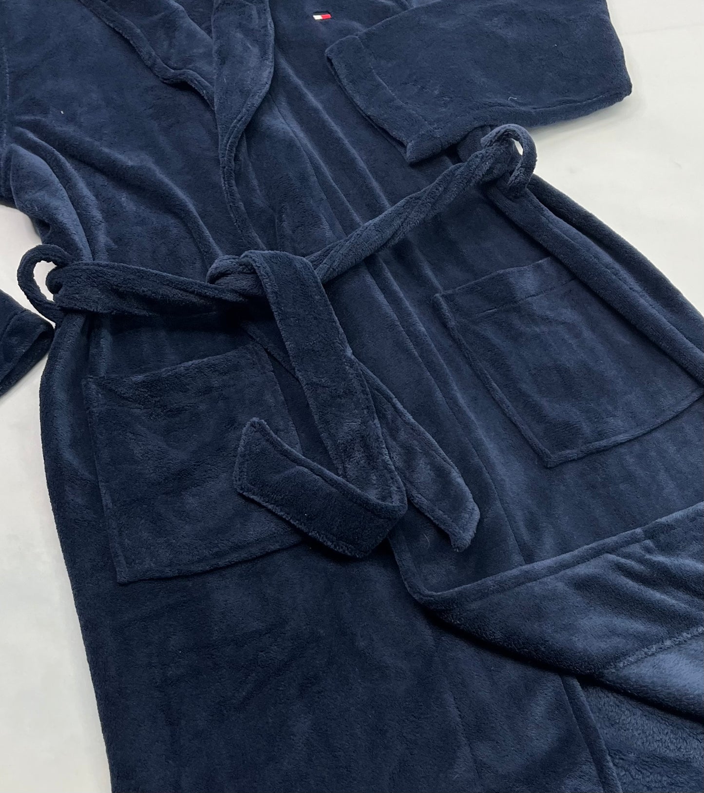 Tommy : Robe de chambre marine Gr: (S-M) homme. Neuve.