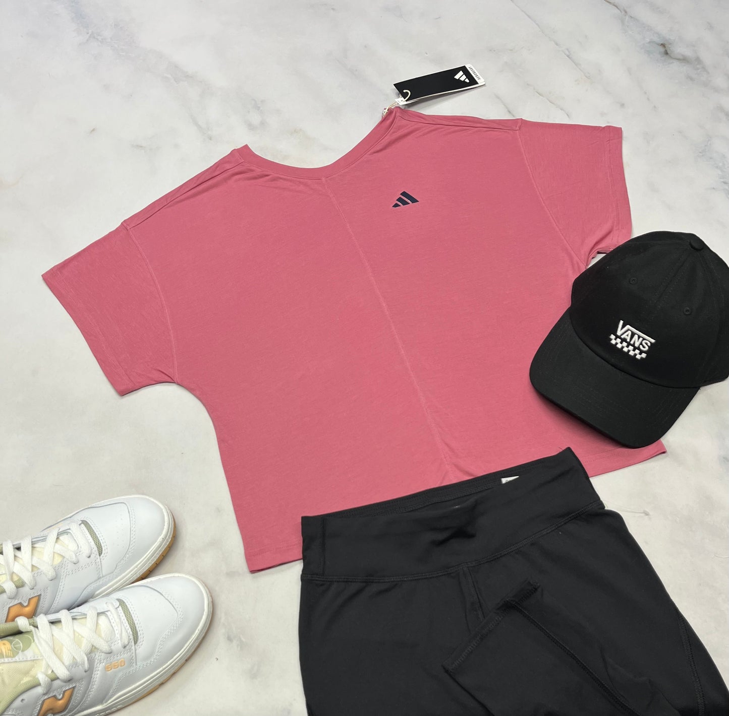 🌷 Adidas : manche courte couple ample mou confo 10-12 ans neuf !