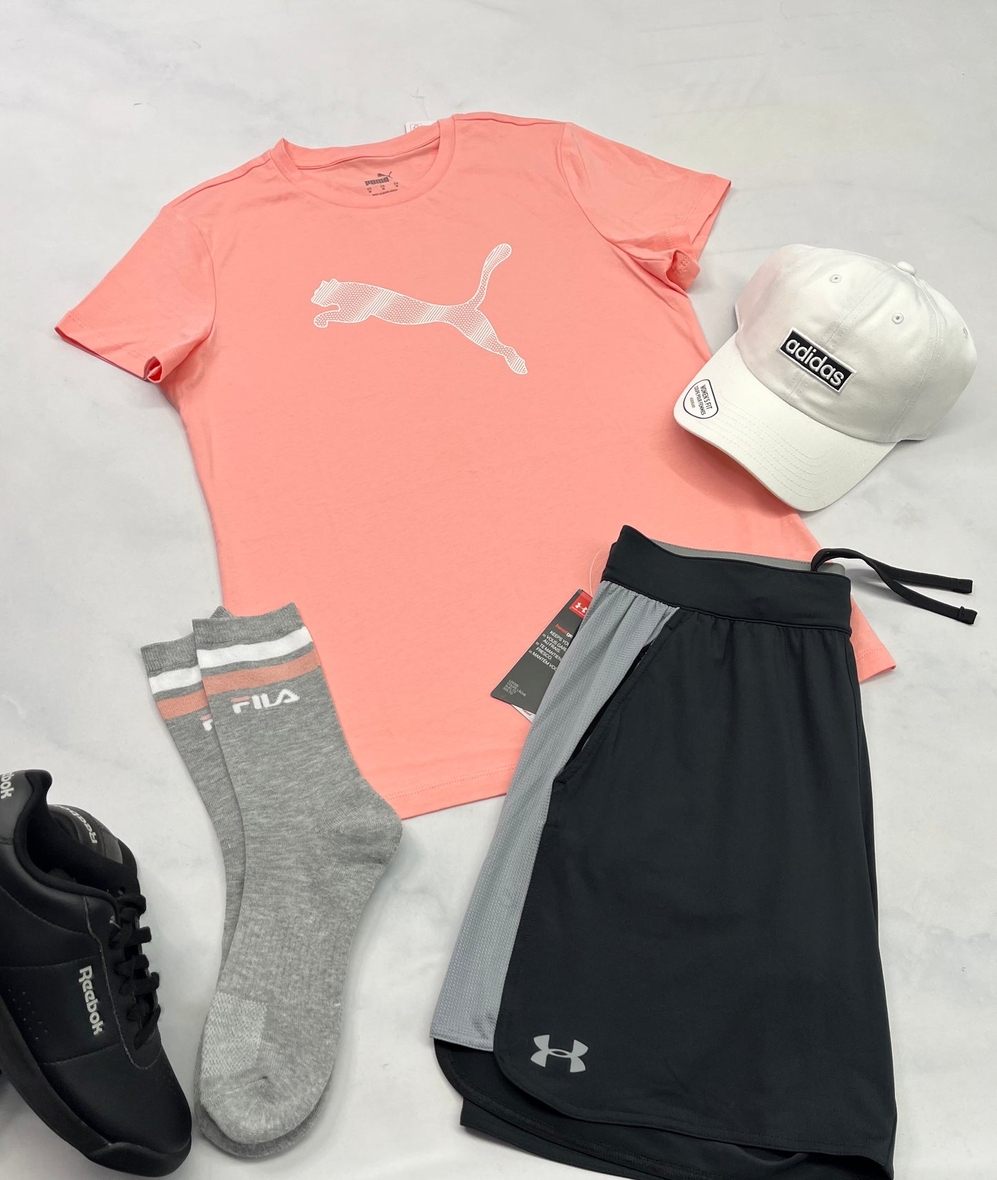 💫 Manche courte : Puma corail M/ femme neuf !