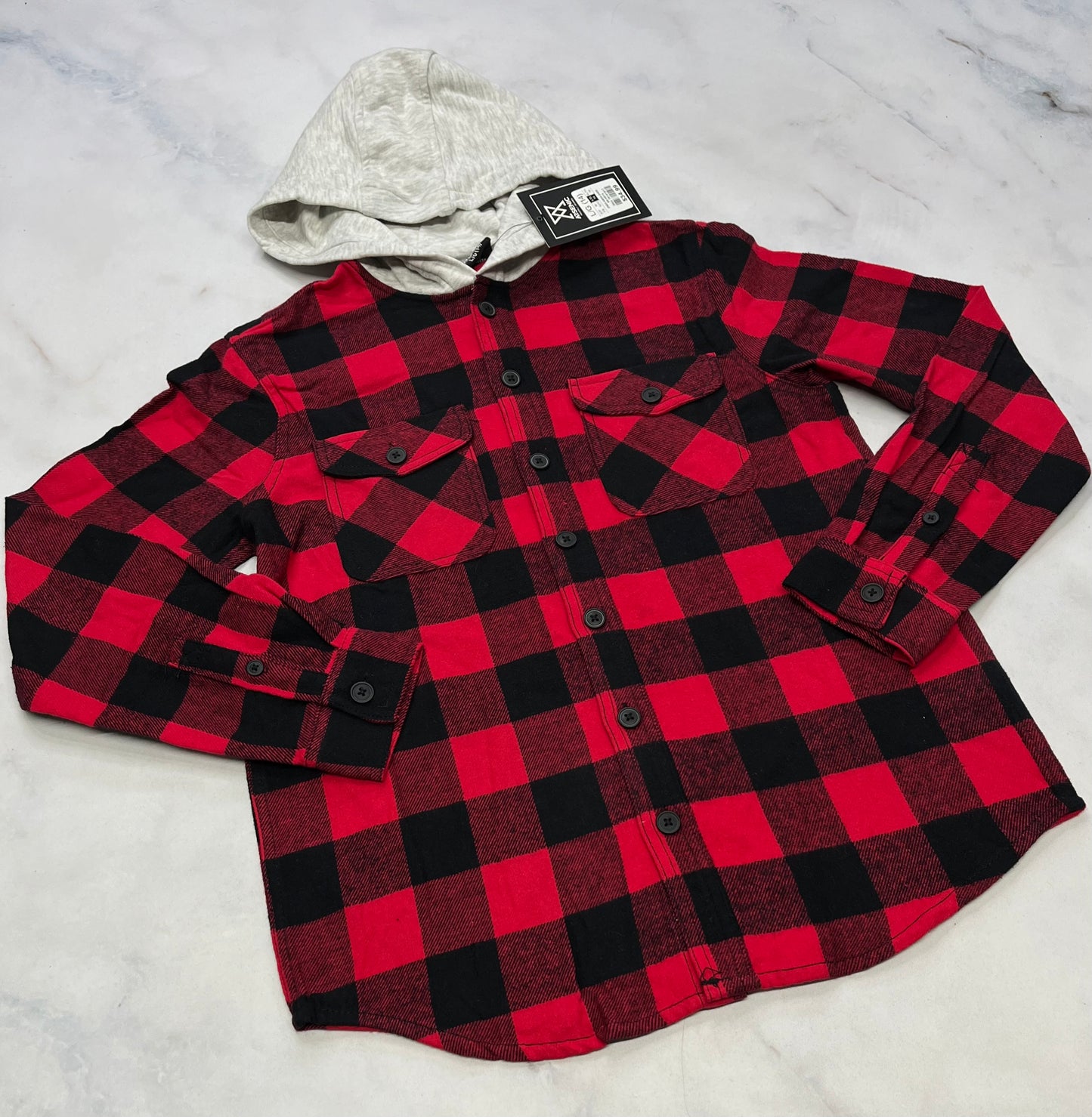 Chemise en flanelle : Arsenic 14 ans garcon.neuve .