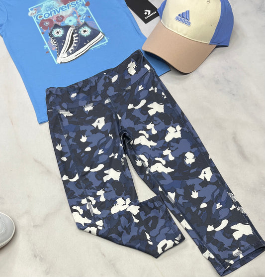 🩵 Capri : tissu de sport stretch 6X fille neuf !