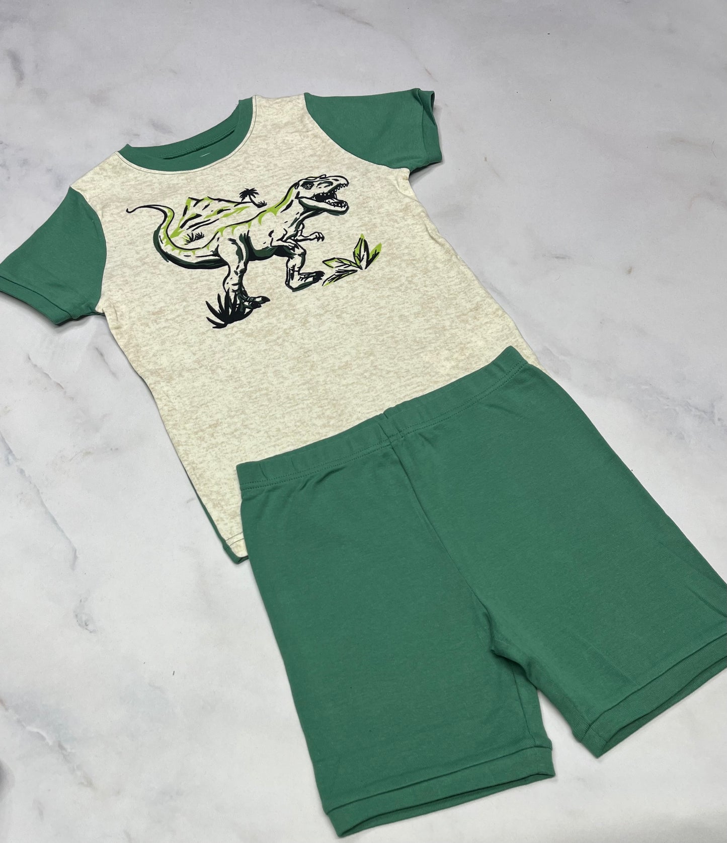 🌙Pyjama : Dino 8 ans garçon en beau coton stretch neuf !