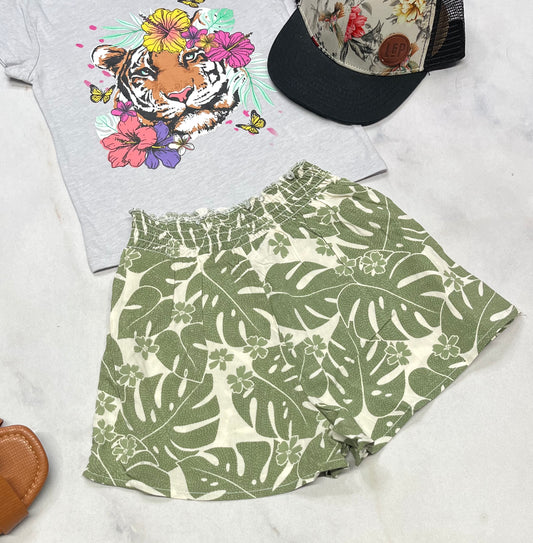 🌿 Short Tag : taille haute ,ultra légère molle confo 4 ans fille neuve.