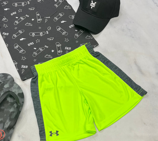 🌴 Bermuda : H.Armour lime en tissu de sport stretch 4 ans garçon neuf !