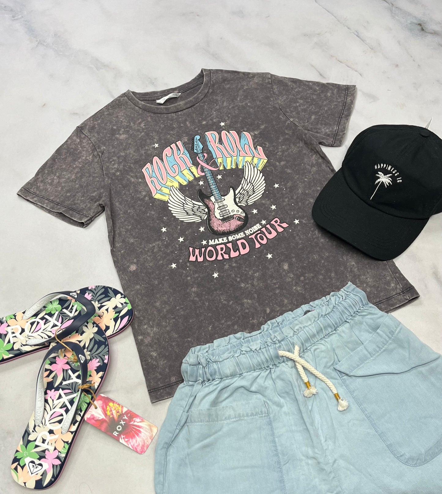🌸 Manche courte : look vieillit 10-12 ans fille neuf !