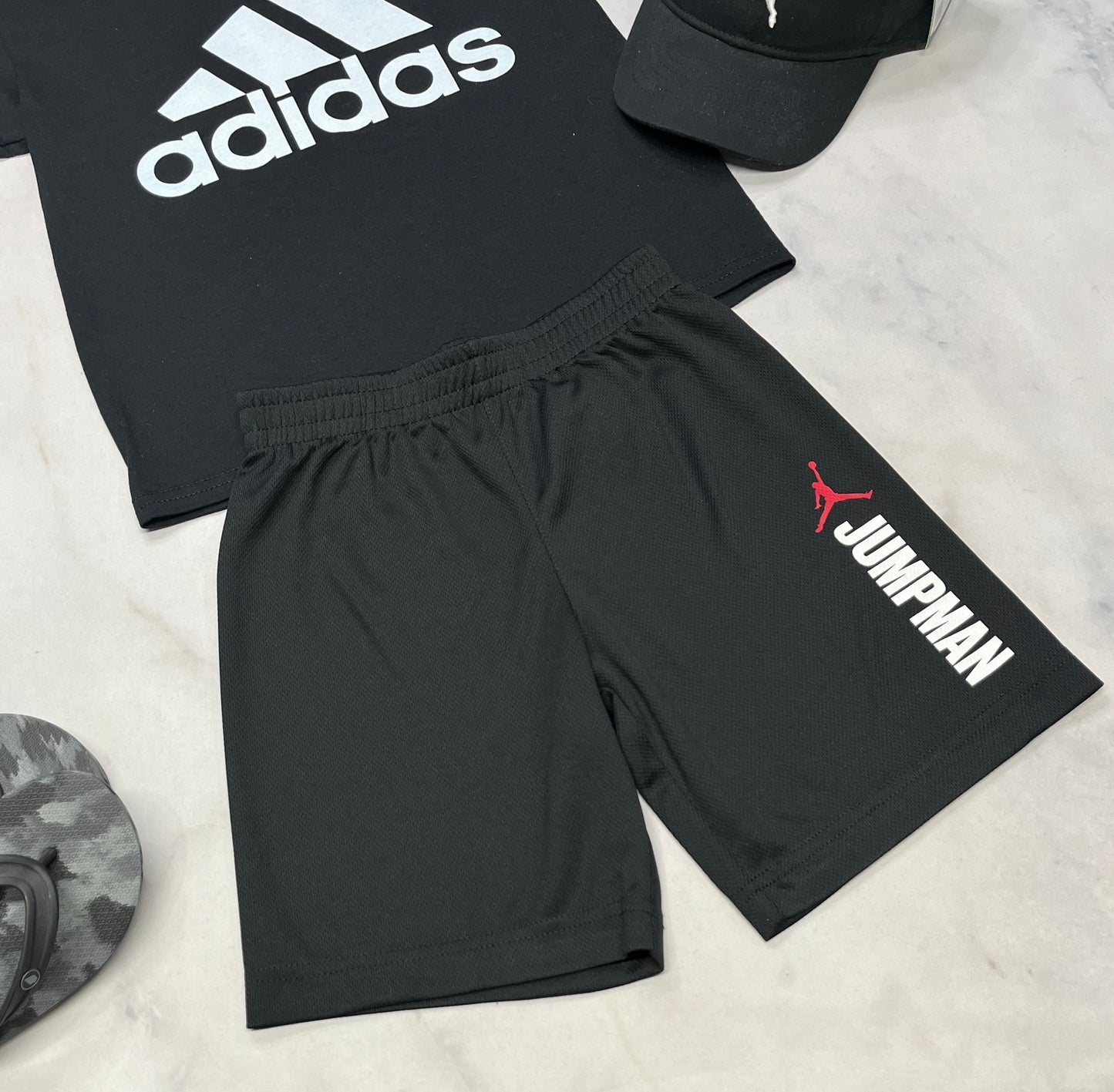 🤩 JORDAN : bermuda tissu sport neuf ! 6X ans garçon .