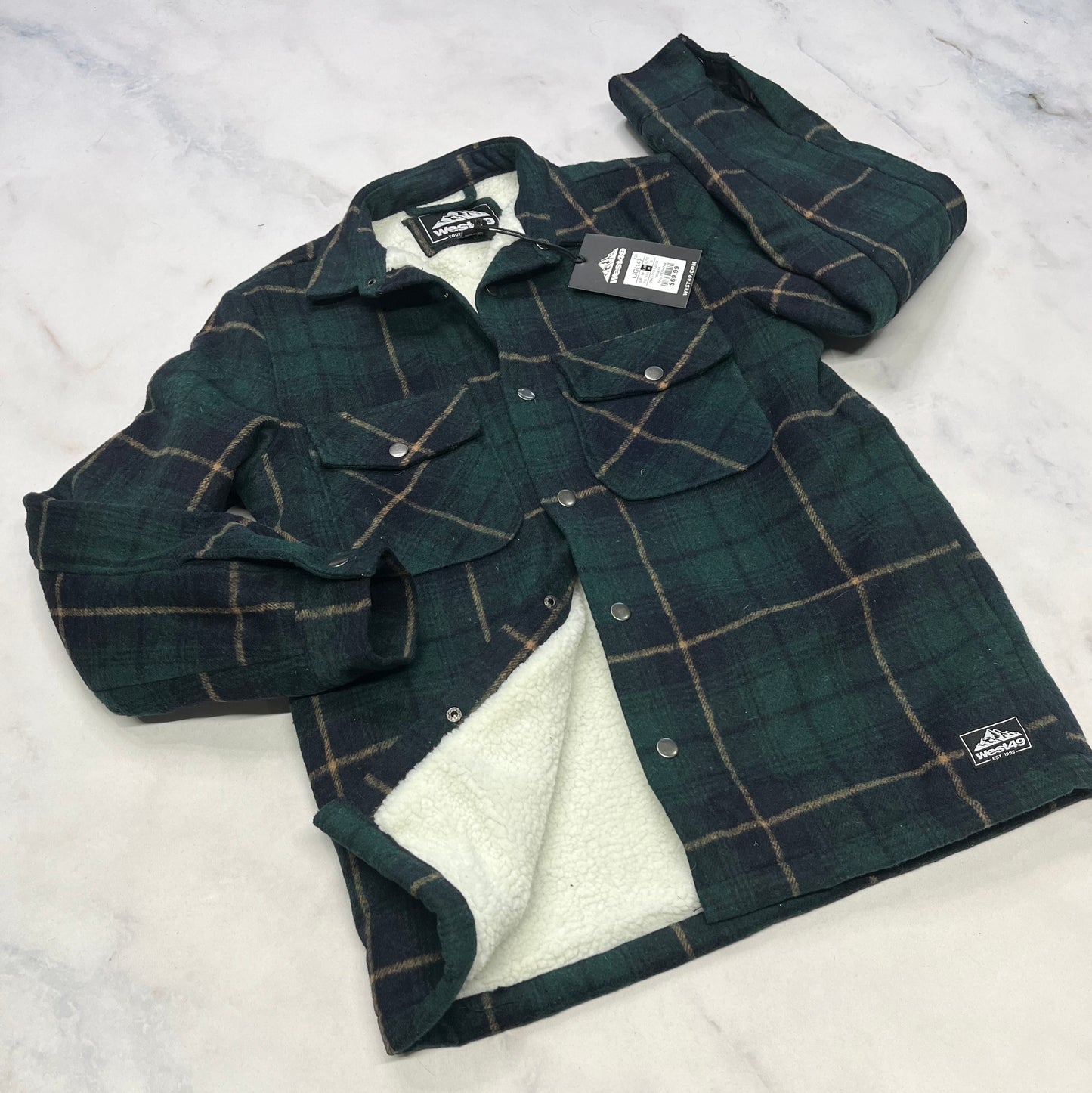 Manteau / veste : Arsenic neuve ! Doubler chaud .