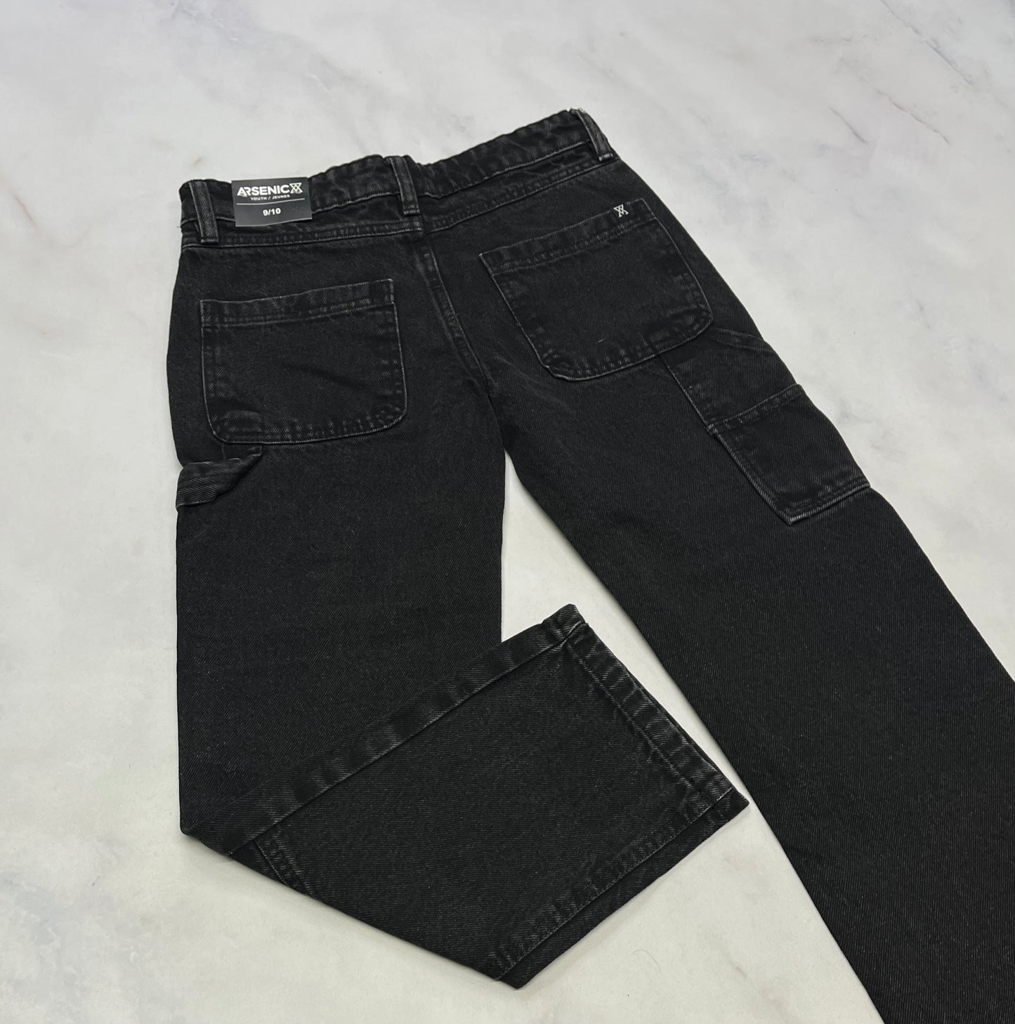 Jeans : arsenic neuf! Coupe confo / tendance taille ajustable .7-8 ans 9-10 ans et 10-12 ans