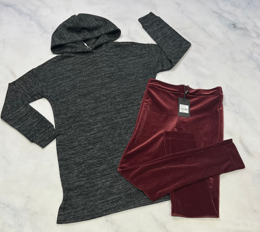 Duo Tag neuf ! Robe douce confo 8 ans + Skinny Mile end en velour stretch 8 ans neuf!