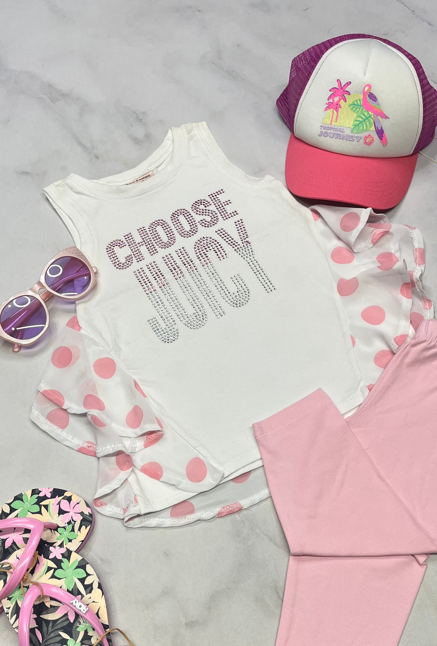 🌸 Cami/tunique : Juicy Couture 4 ans logo brillant comme neuve .