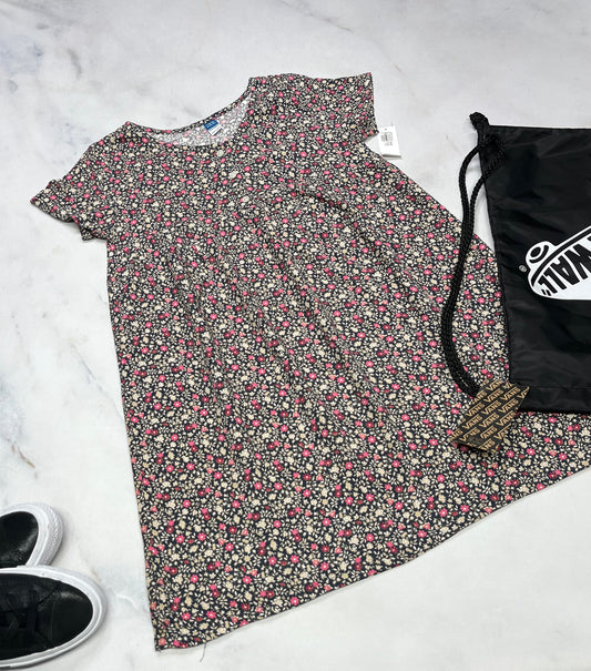 🌿 Robe : fleurie 10-12 ans souple confo neuve .