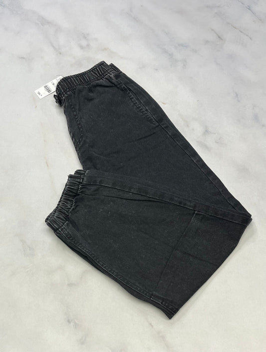 Jeans gris/ noir : taille et bas élastique neuf !