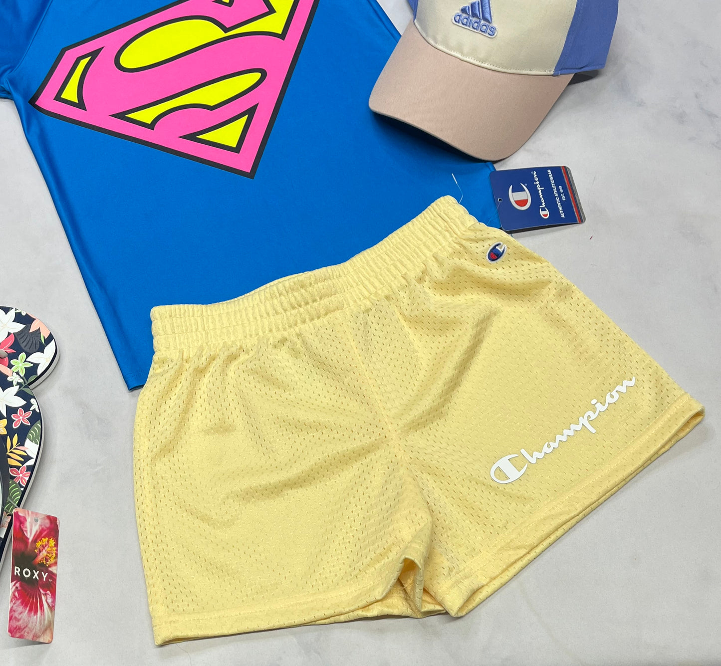 😍 Short : Champion en tissu de sport 8 ans fille neuve !