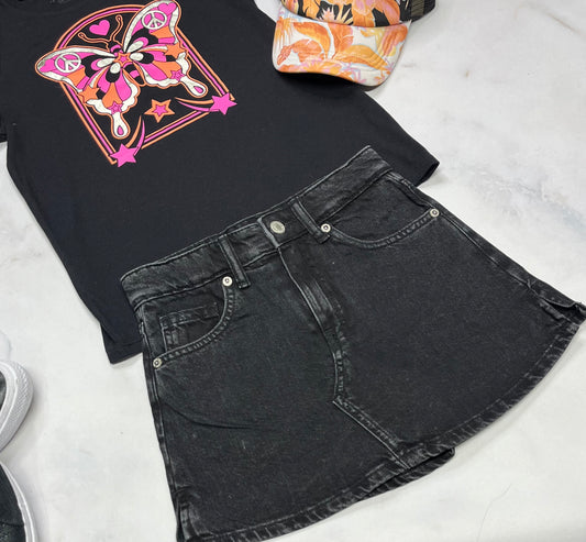 🌷 Jupe short : ZARA en jeans 10(8-10 ans ) fille comme neuve .