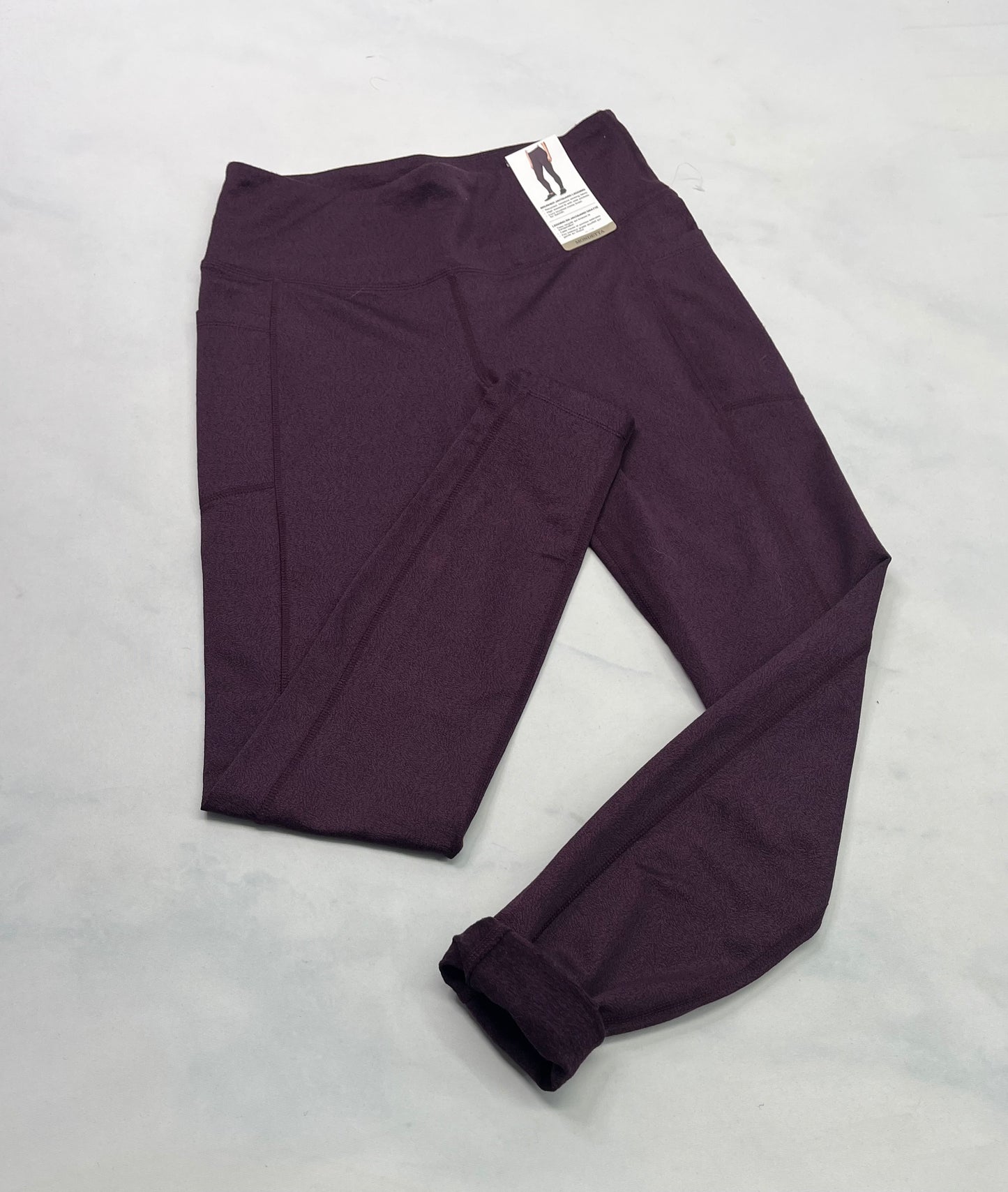 Skinny sport : prune foncé neuf! Intérieur en micro polar neuf! Small fit femme .