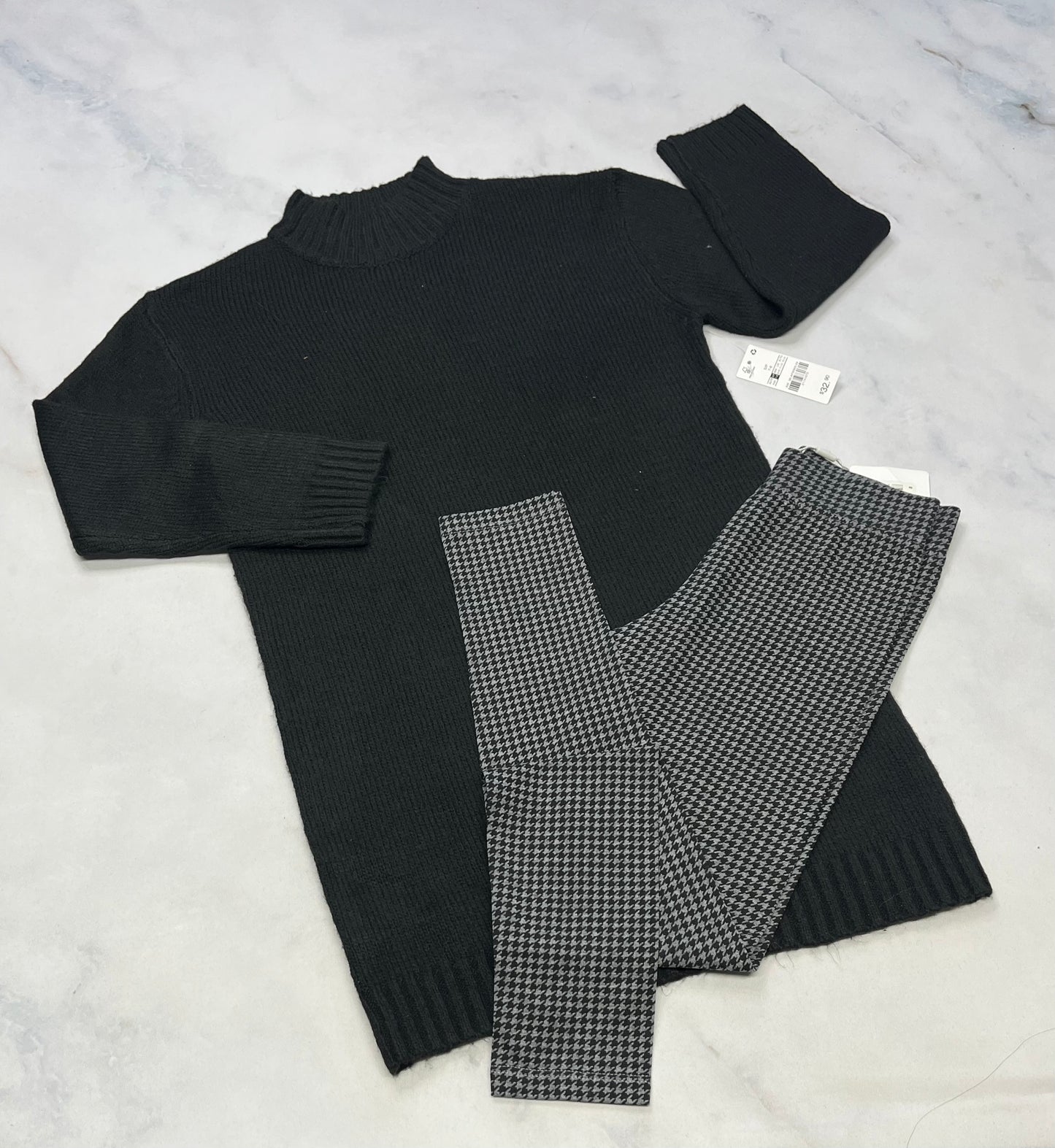 Duo neuf ! Robe douce stretch 7-8ans + Leg. Neuf 8(7-8 ans )