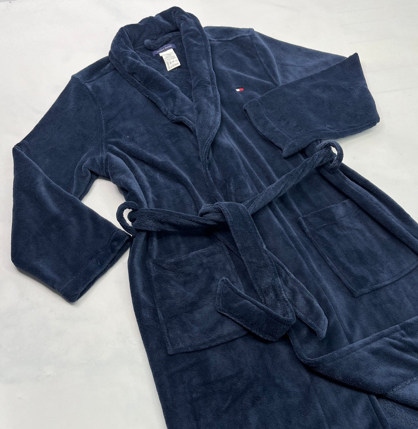 Tommy : Robe de chambre marine Gr: (S-M) homme. Neuve.