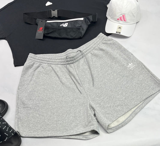 ☀️ Short ouaté : Adidas grise XXL/ femme coupe relax confo neuve !