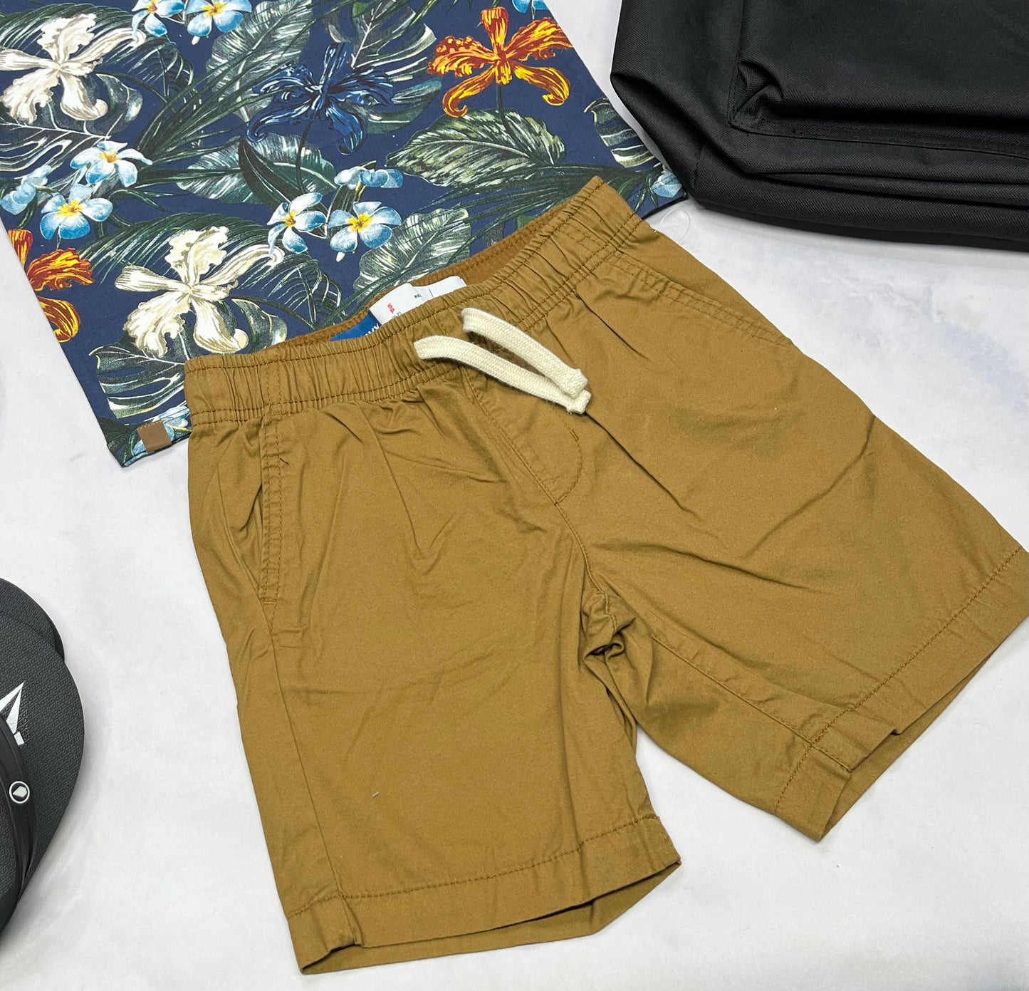 🍂 Bermuda : mou avec taille élastique en coton souple . 6X neuf !
