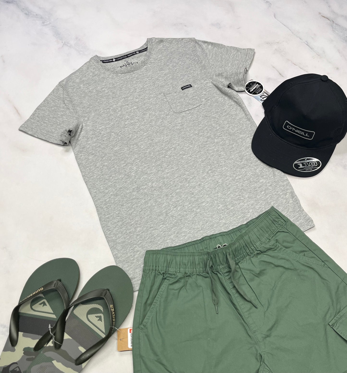 🌴 Manche courte LP : en beau coton extensible 14( + 12-14 ans ) neuf !