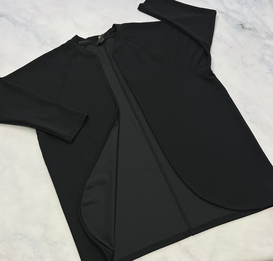 Longue veste : Tissu chic mou confo . L/ femme coup confo état neuve !