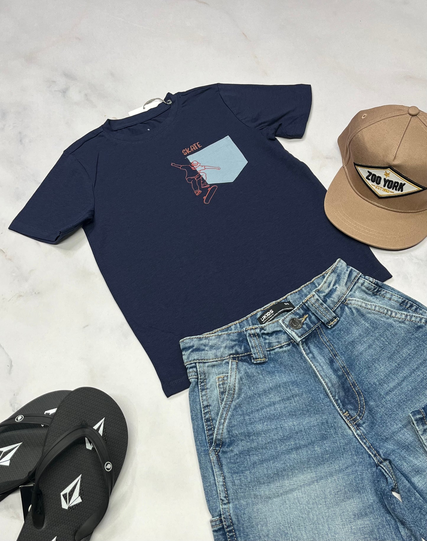 🛹 T-Shirt : skate en coton stretch 6( + 5-6 ans ) garçon neuf !