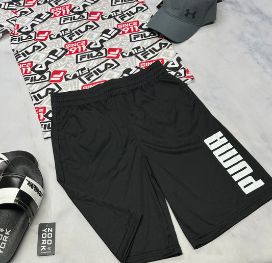 🤩 Bermuda Puma : en tissu de sport 14-16 ans garçon noir neuf !