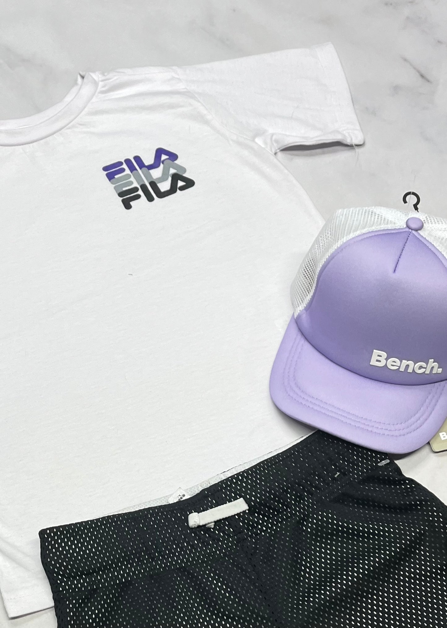 💜Manche courte : Fila 8 ans fille relax fit tendance neuf !