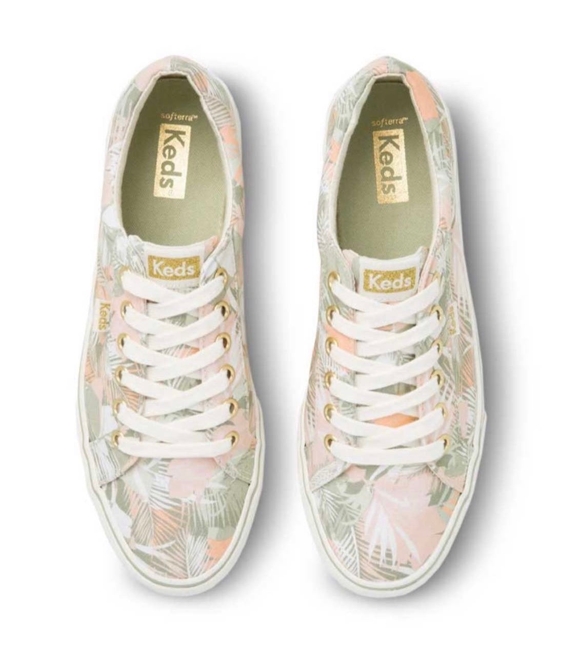 🍃 Keds : souliers fleurit gr:8 femme ( 25 cm) neuf ! Superbe et confortable .