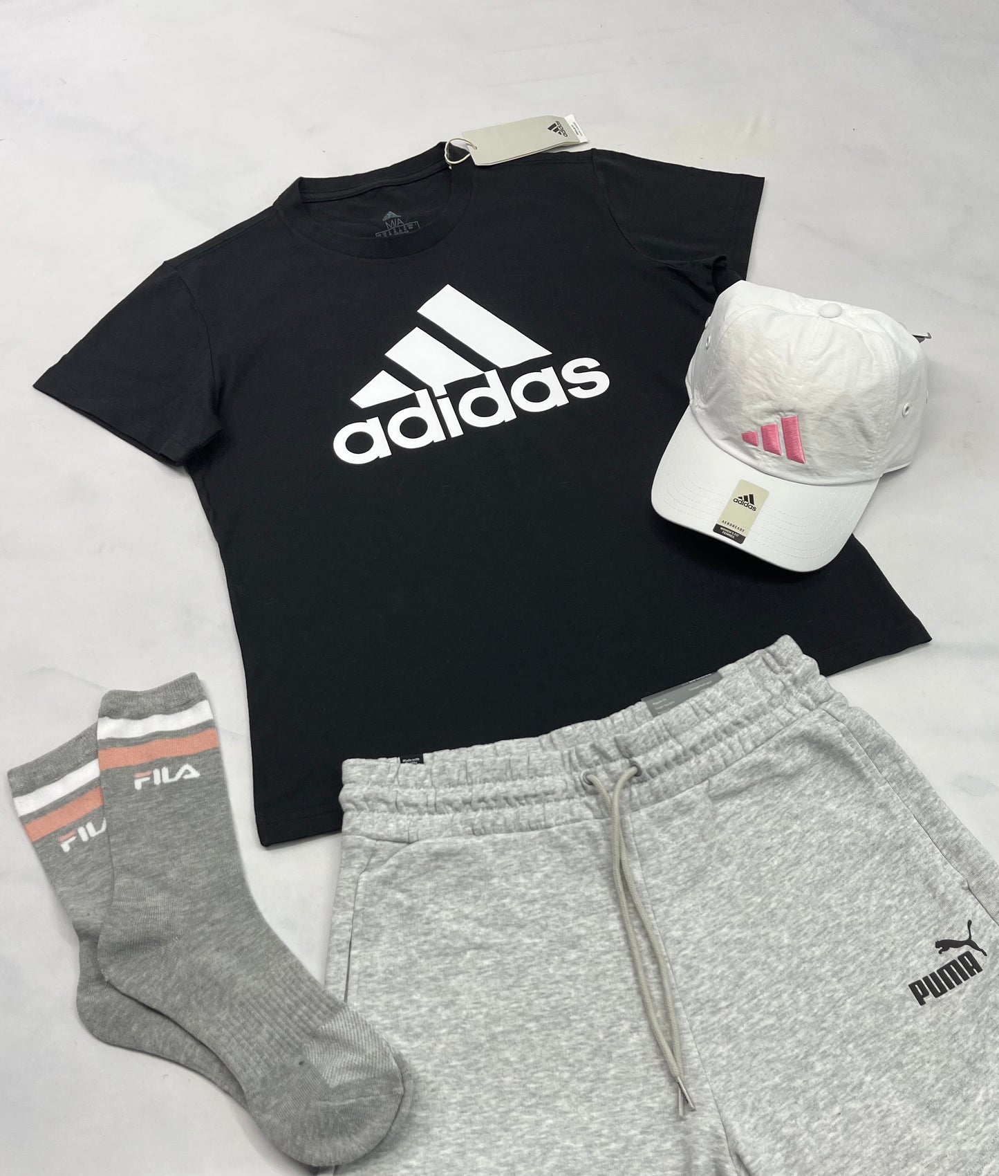 🌴 Adidas manche courte : coupe BOXY fait S/femme confo neuf !