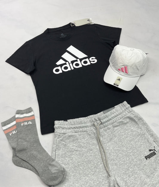 🌴 Adidas manche courte : coupe BOXY fait S/femme confo neuf !