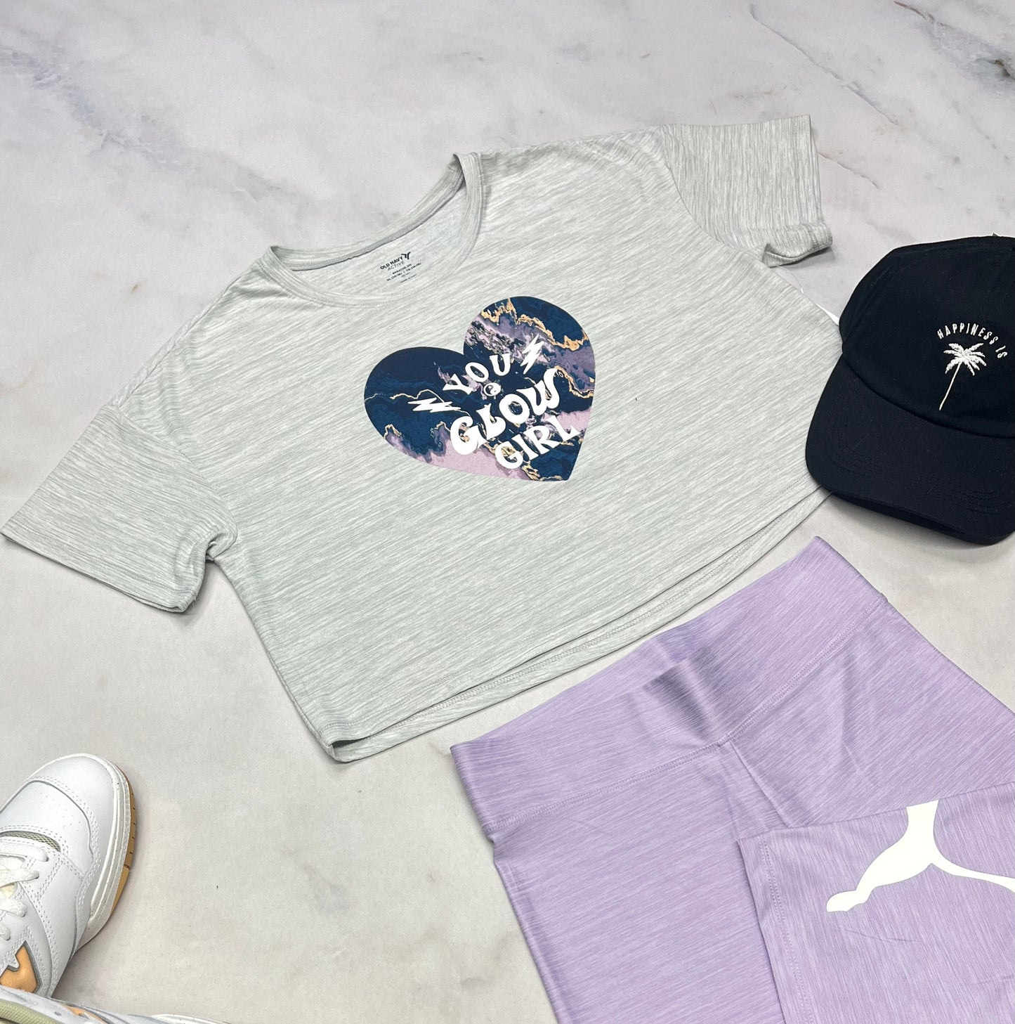 💜Manche courte : gris soft 14-16 ans fille neuf ! Look écourté .