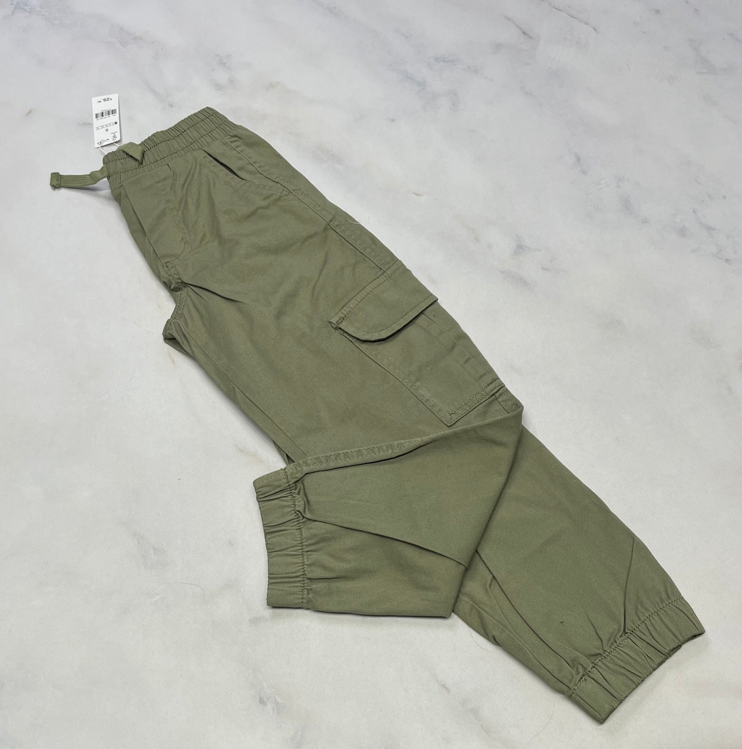 Jogger cargo : en coton mou / kaki 6 ans neuf !