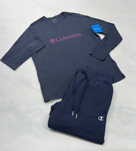DUO : Columbia + Champion small femme